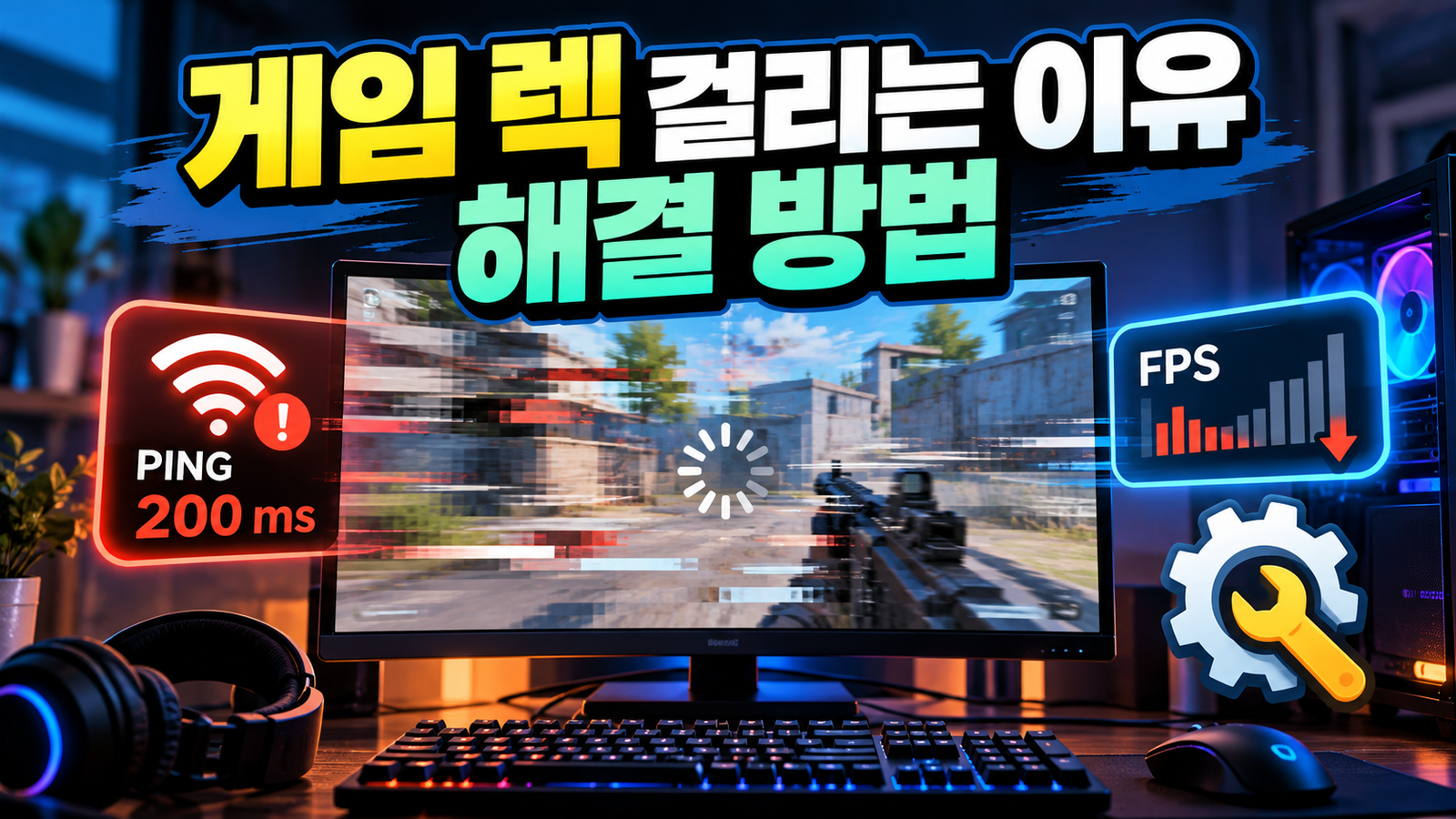 게임 렉 해결 원인과 해결 방법